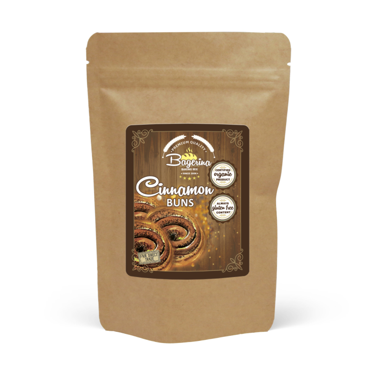 Bagerina Bagemix Kanelboller ØKO 375g i gruppen Råvarer & Drikke / Bagning / Bagemixer hos Rawfoodshop Scandinavia AB (BAG005050)