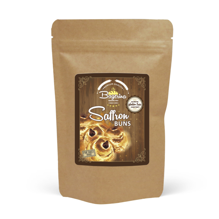 Bagerina Bagemix Lussekatte 180g i gruppen Råvarer & Drikke / Bagning / Bagemixer hos Rawfoodshop Scandinavia AB (BAGLCHF001)