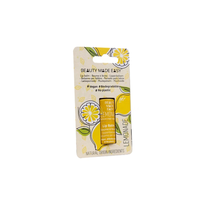 Læbepomade Lemonade 5,5g i gruppen Hud & Krop / Ansigt / Læbepleje hos Rawfoodshop Scandinavia AB (BMELEMONADE)