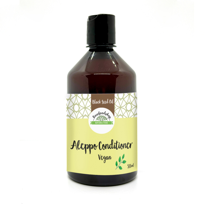 Aleppo Balsam Sort kommenolie 500ml i gruppen Hud & Krop / Hår / Shampoo & Balsam hos Rawfoodshop Scandinavia AB (BN1344)