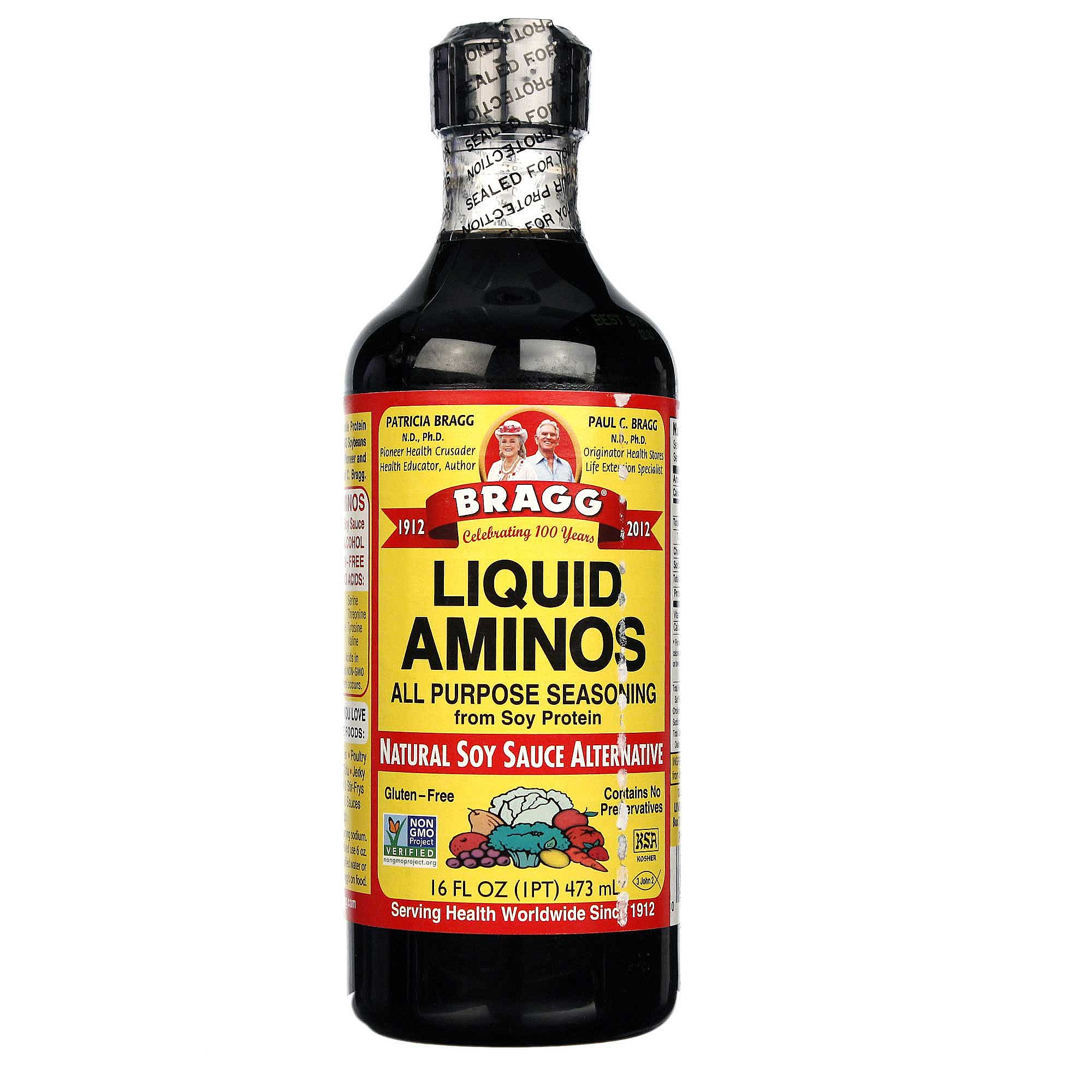 Bragg - Liquid Aminos 473ml i gruppen Råvarer & Drikke / Spisekammer / Smagssætning / Soja & Saucer hos Rawfoodshop Scandinavia AB (BRAG5432)
