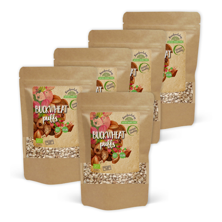 Puffet Boghvede ØKO 60g x 5 pakker i gruppen Råvarer & Drikke / Bagning / Gryn & Flager hos Rawfoodshop Scandinavia AB (BVP60-SET5)