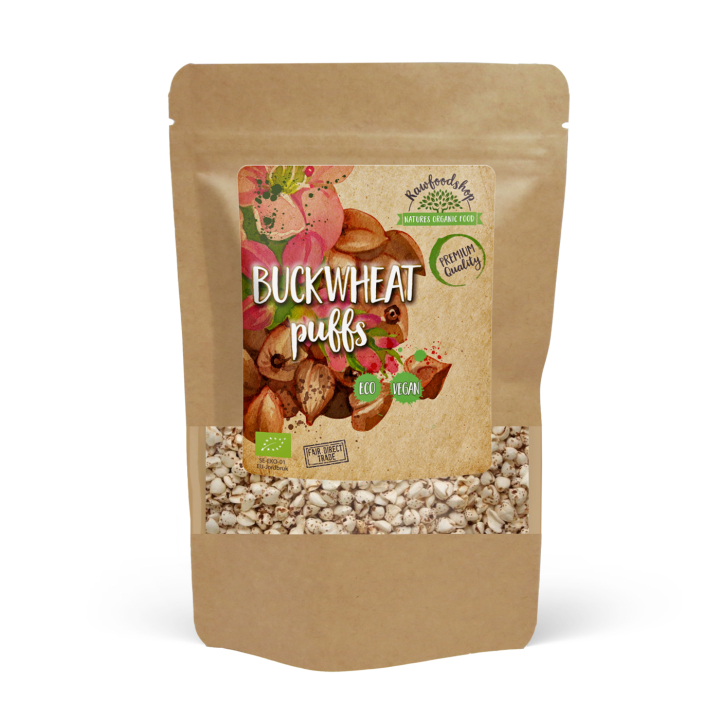 Puffet Boghvede ØKO 60g i gruppen Råvarer & Drikke / Bagning / Granola, Grød og Puffer hos Rawfoodshop Scandinavia AB (BVP60)