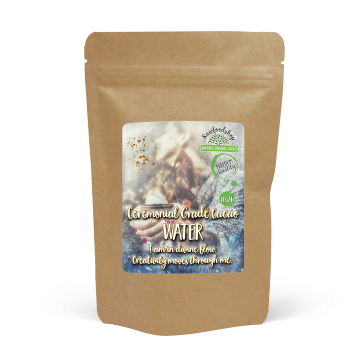 Ceremonial Grade Kakao - WATER 100g i gruppen Råvarer & Drikke / Bagning / Kakaoprodukter hos Rawfoodshop Scandinavia AB (CACAOLAB02-WATER)