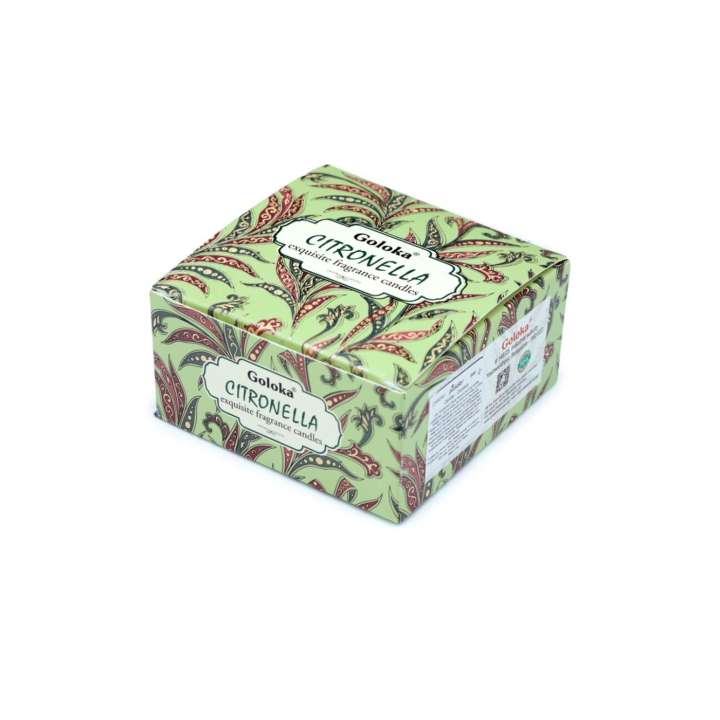 Duftlys i krukke Citronella 70g i gruppen Hjem & Sjæl / Stemning & duft / Duftlys hos Rawfoodshop Scandinavia AB (CAND91)