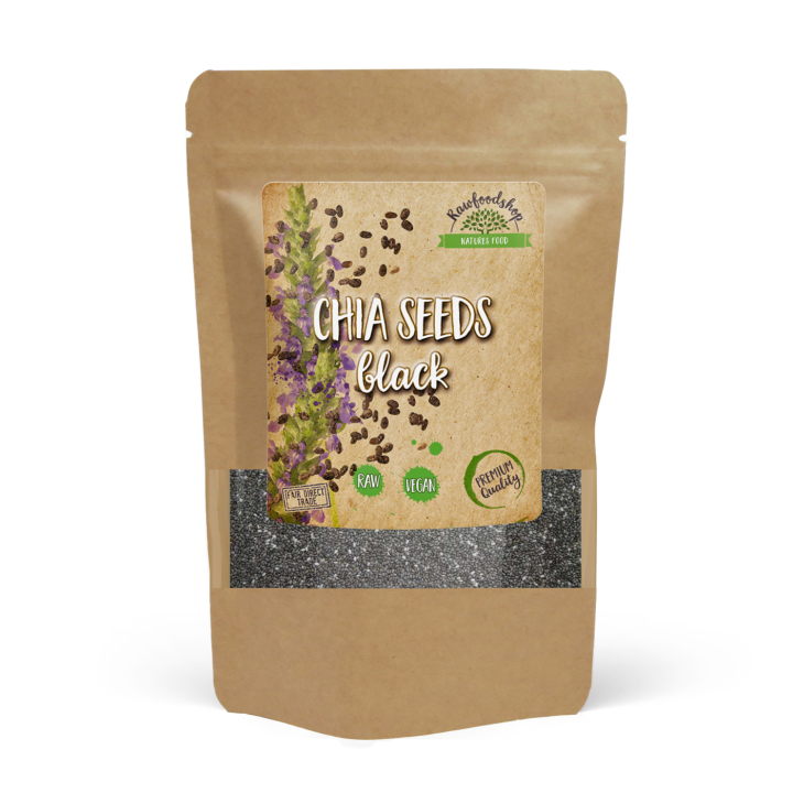 Chiafrø Sorte 1kg i gruppen Råvarer & Drikke / Helsekost / Frø hos Rawfoodshop Scandinavia AB (CHISVA-1)