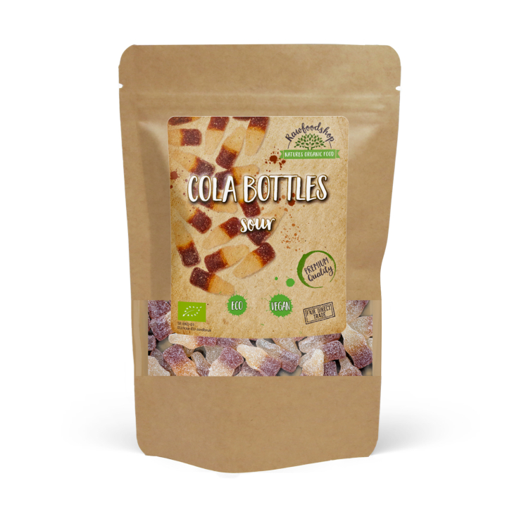 Colaflasker Sure ØKO 100g i gruppen Råvarer & Drikke / Slik & Chokolade / Slik hos Rawfoodshop Scandinavia AB (COLACID5-100)