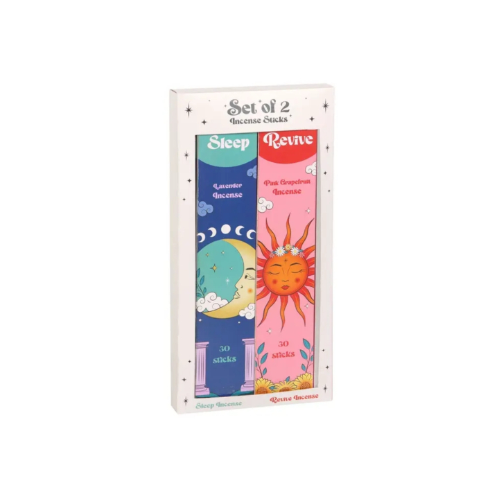 Røgelsespinde Gavesæt Celestial Sleep & Revive i gruppen Hjem & Sjæl / Stemning & duft / Røgelse hos Rawfoodshop Scandinavia AB (CS-27624)