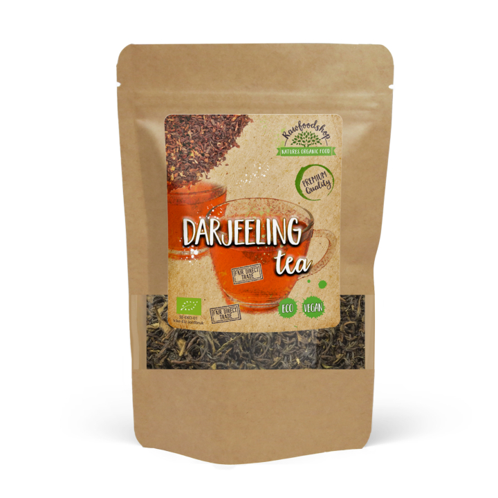 Darjeeling Te ØKO 100g i gruppen Råvarer & Drikke / Drikkevarer / Te hos Rawfoodshop Scandinavia AB (DST10)