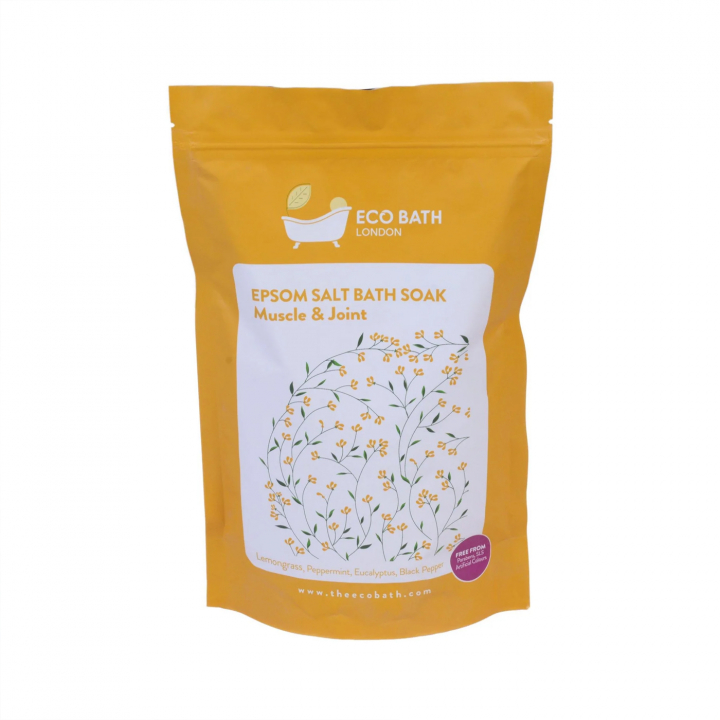 Epsom Salt Bath Soak Muscle & Joint 1kg i gruppen Kropspleje / DIY Råvarer / Naturlige tilsætningsstoffer hos Rawfoodshop Scandinavia AB (EBS4)