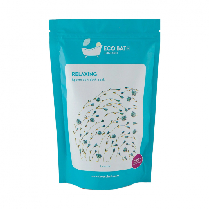 Epsom Salt Bath Soak Relaxing 1kg i gruppen Kropspleje / DIY Råvarer / Naturlige tilsætningsstoffer hos Rawfoodshop Scandinavia AB (EBS5)