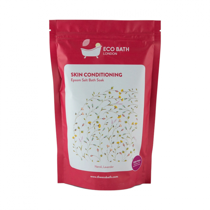 Epsom Salt Bath Soak Skin Conditioning 1kg i gruppen Kropspleje / DIY Råvarer / Naturlige tilsætningsstoffer hos Rawfoodshop Scandinavia AB (EBS6)