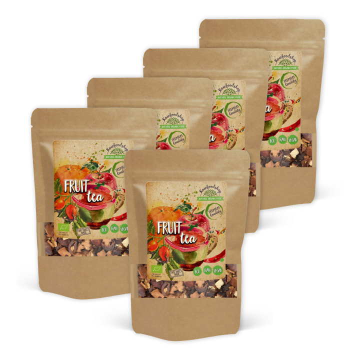 Frugt Te ØKO 100g x 5 pakker i gruppen Råvarer & Drikke / Drikkevarer / Te hos Rawfoodshop Scandinavia AB (EFT10-SET5)