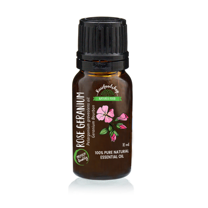 Æterisk Olie Rosengeranium 10ml i gruppen Hud & Krop / Naturlig DIY / Æteriske olier hos Rawfoodshop Scandinavia AB (EOUL-75)