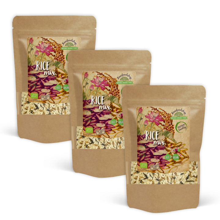 Ris Mix ØKO 500g x 3 pakker i gruppen Råvarer & Drikke / Spisekammer / Ris & Korn hos Rawfoodshop Scandinavia AB (FRM50-SET3)