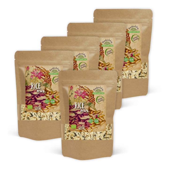 Ris Mix ØKO 500g x 5 pakker i gruppen Råvarer & Drikke / Spisekammer / Ris & Korn hos Rawfoodshop Scandinavia AB (FRM50-SET5)