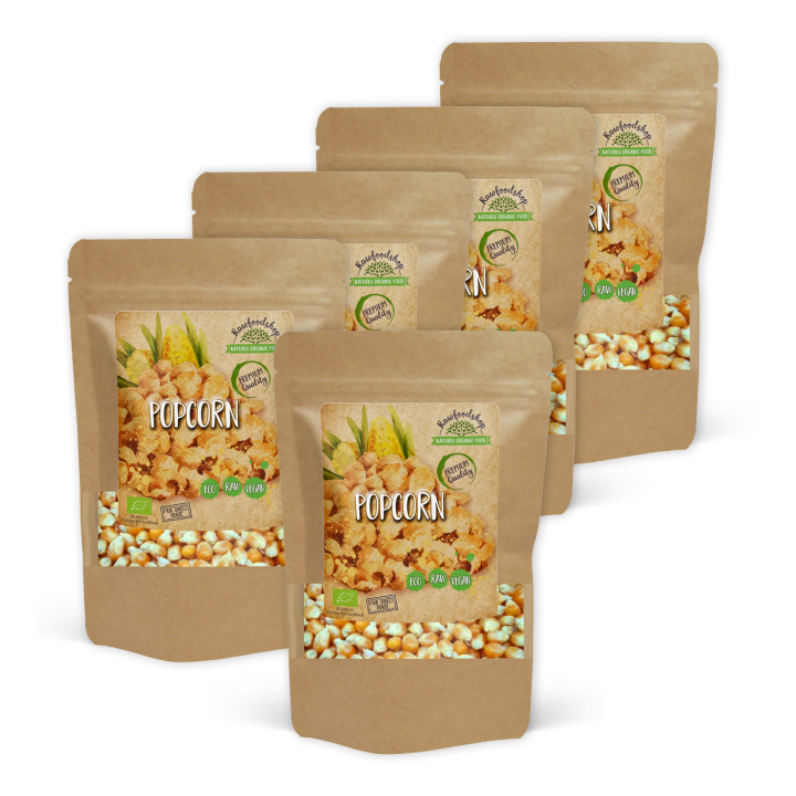 Popcorn ØKO 500g x 5 pakker i gruppen Råvarer & Drikke / Spisekammer / Ris & Korn hos Rawfoodshop Scandinavia AB (FRO14-SET5)
