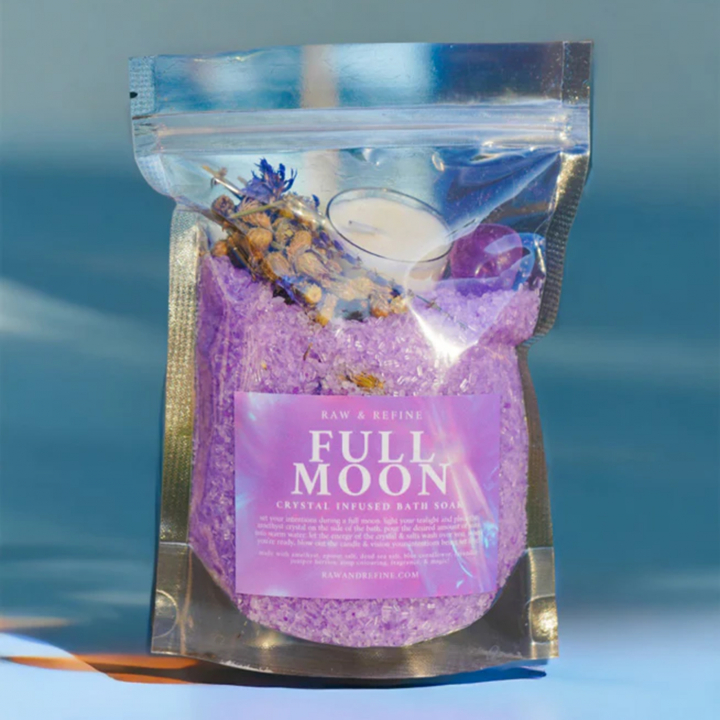 Full Moon Badesalt med lys 476g i gruppen Hud & Krop / Bad & Spa / Badesalt hos Rawfoodshop Scandinavia AB (FULLMOON01)