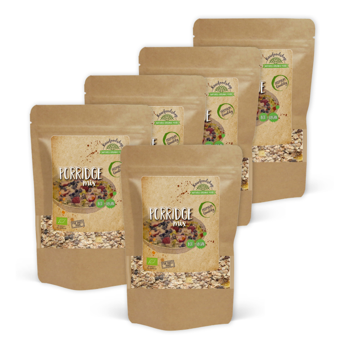 Grød Mix ØKO 500g x 5 pakker i gruppen Råvarer & Drikke / Spisekammer / Granola & Grød hos Rawfoodshop Scandinavia AB (GMB50-SET5)