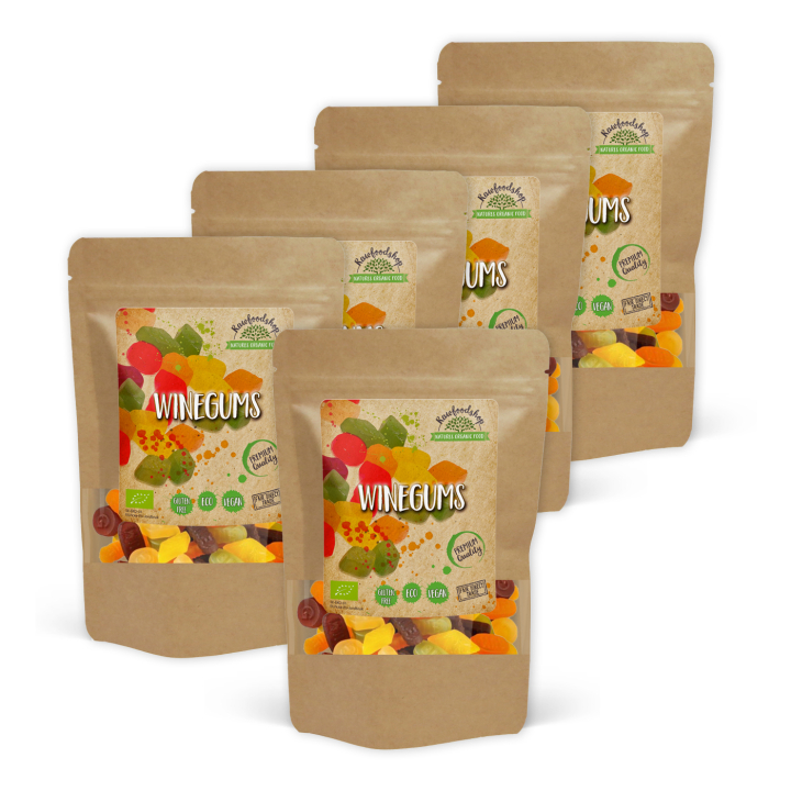 Vingummi ØKO 100g x 5 pakker i gruppen Råvarer & Drikke / Slik & Chokolade / Slik hos Rawfoodshop Scandinavia AB (GODIS1-SET5)
