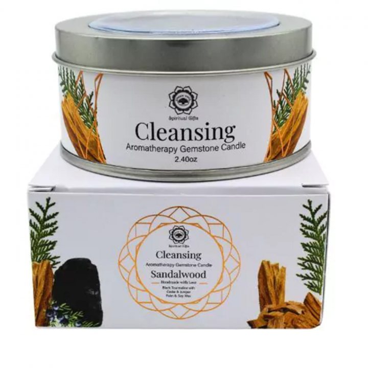 Crystallys Cleansing Sandalwood 70g i gruppen Hjem & Sjæl / Ritual & Ceremoni / Duftolier & Lys hos Rawfoodshop Scandinavia AB (GRE3431108)