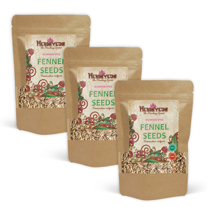 Fennikelfrø ØKO 100g x 3 pakker i gruppen Råvarer & Drikke / Spisekammer / Krydderier & Salt hos Rawfoodshop Scandinavia AB (HERBA99-SET3)