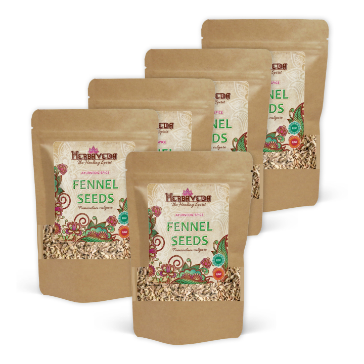 Fennikelfrø ØKO 100g x 5 pakker i gruppen Råvarer & Drikke / Spisekammer / Krydderier & Salt hos Rawfoodshop Scandinavia AB (HERBA99-SET5)
