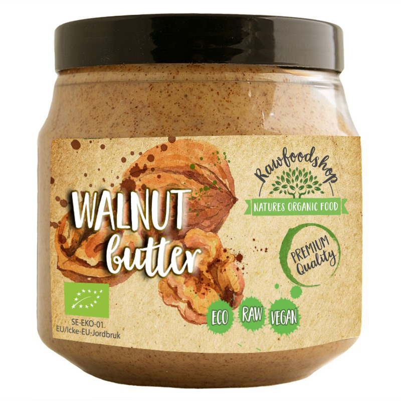 Valnøddesmør Raw ØKO 250g i gruppen Råvarer & Drikke / Spisekammer / Smør & Olier / Fedtstoffer hos Rawfoodshop Scandinavia AB (HITB020063-1)