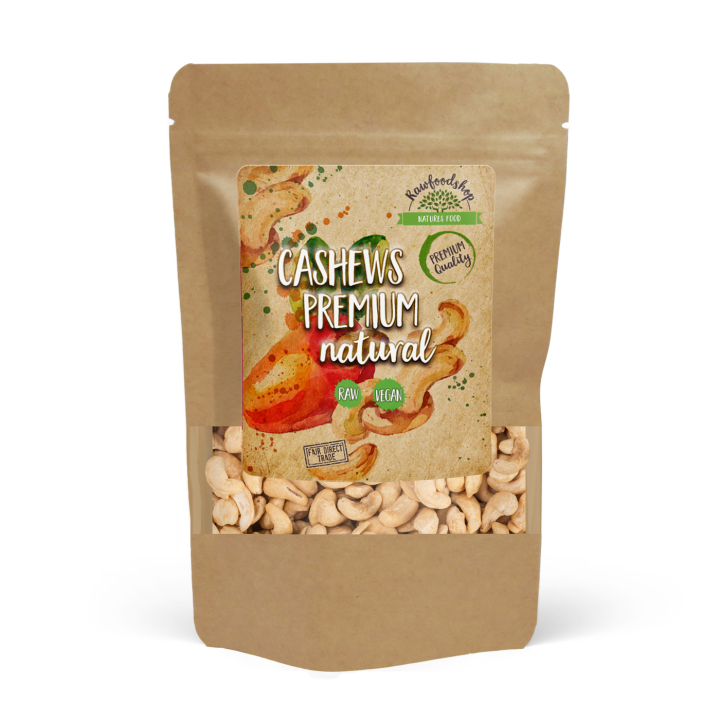 Cashewnødder Premium RAW 1 kg i gruppen Råvarer & Drikke / Nødder / Cashewnødder hos Rawfoodshop Scandinavia AB (K17190-1)