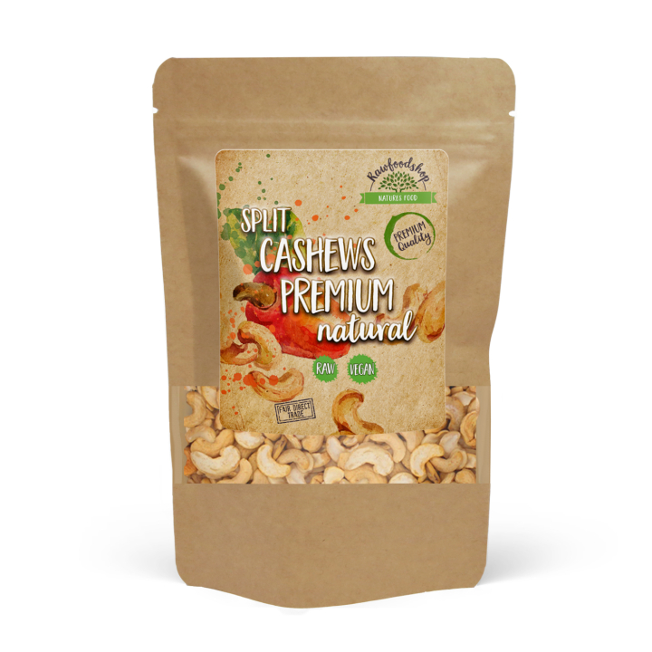 Cashewnødder Delte Premium RAW 1kg i gruppen Råvarer & Drikke / Nødder / Cashewnødder hos Rawfoodshop Scandinavia AB (K17191-1)