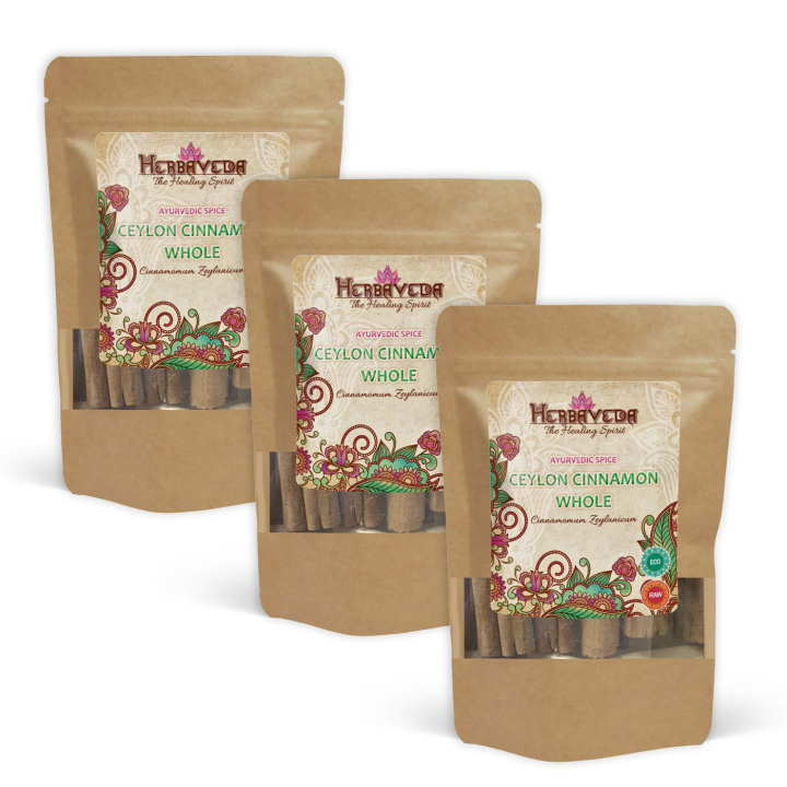 Ceylon Kanelstænger ØKO 5 stk. x 3 pakker i gruppen Råvarer & Drikke / Spisekammer / Krydderier & Salt hos Rawfoodshop Scandinavia AB (K23411-SET3)