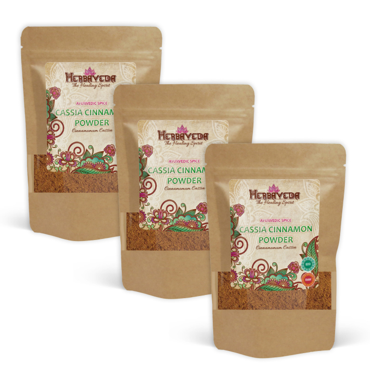 Kanelpulver Kassia ØKO 100g x 3 pakker i gruppen Råvarer & Drikke / Spisekammer / Krydderier & Salt hos Rawfoodshop Scandinavia AB (KKP10-SET3)