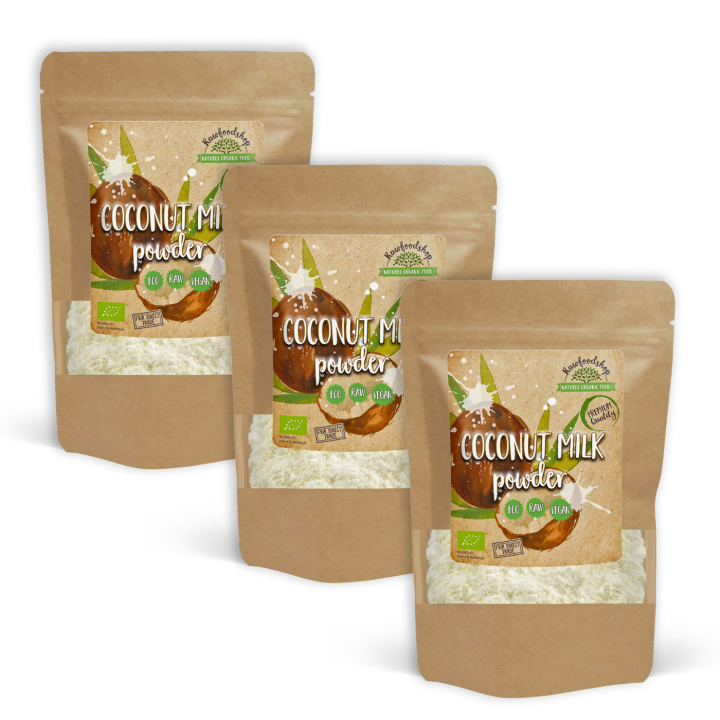 Kokosmælk Pulver ØKO 500g x 3 pakker i gruppen Råvarer & Drikke / kokos hos Rawfoodshop Scandinavia AB (KOMO2-SET3)