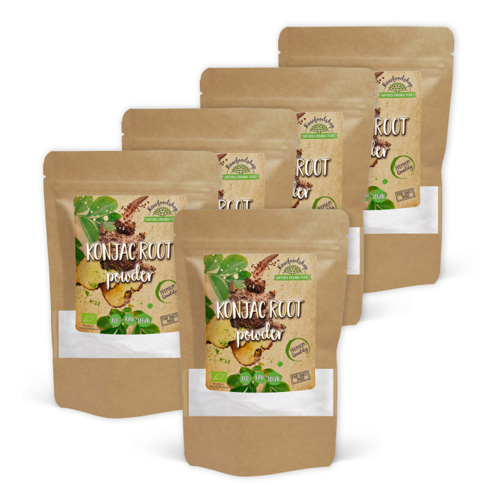 Konjakrod ØKO 100g x 5 pakker i gruppen Råvarer & Drikke / Bagning / Flere bageingredienser hos Rawfoodshop Scandinavia AB (KRG10-SET5)
