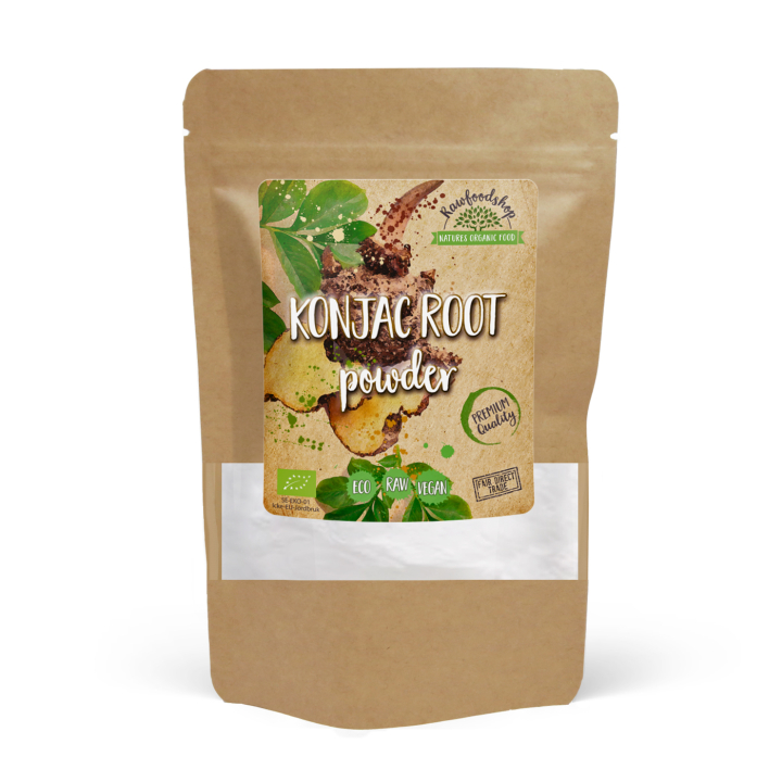 Konjakrod ØKO 100g i gruppen Råvarer & Drikke / Bagning / Flere bageingredienser hos Rawfoodshop Scandinavia AB (KRG10)