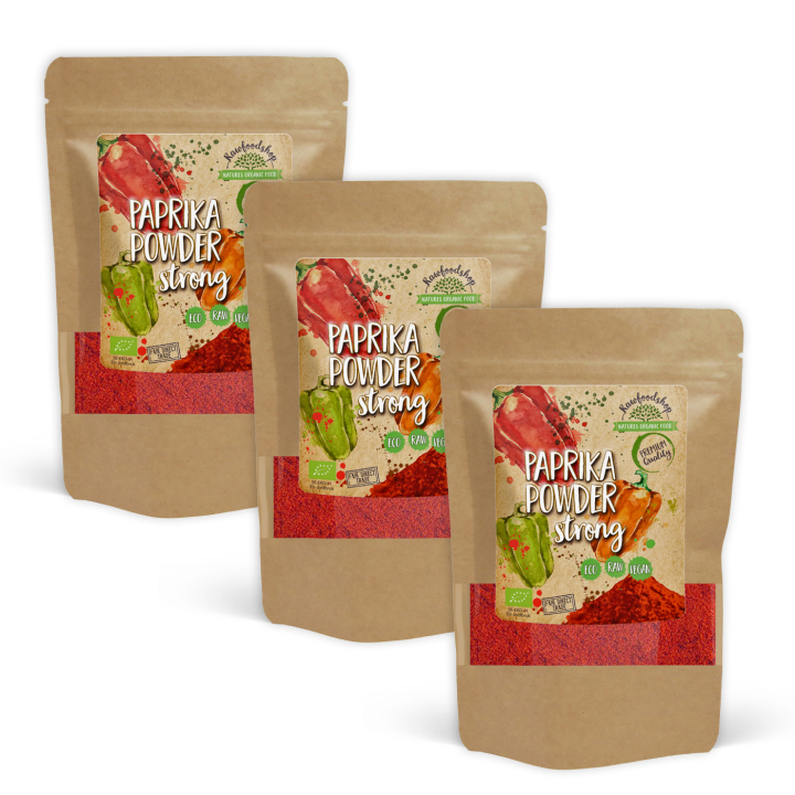 Paprikapulver Stærk ØKO 50g x 3 pakker i gruppen Råvarer & Drikke / Spisekammer / Krydderier & Salt hos Rawfoodshop Scandinavia AB (KRY103-SET3)