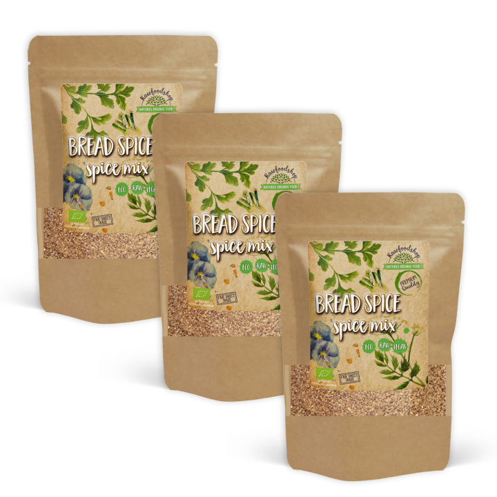 Brødkrydderi ØKO 50g x 3 pakker i gruppen Råvarer & Drikke / Spisekammer / Krydderier & Salt hos Rawfoodshop Scandinavia AB (KRY93-SET3)