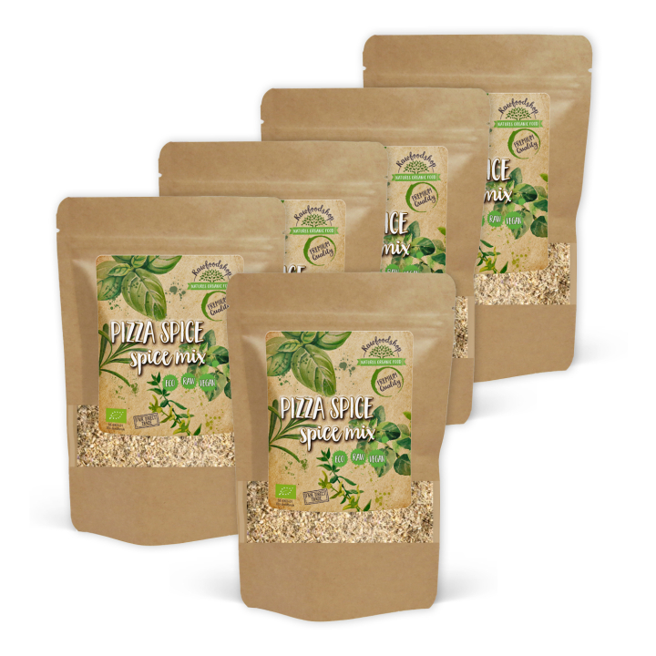 Pizzakrydderi ØKO 50g x 5 pakker i gruppen Råvarer & Drikke / Spisekammer / Krydderier & Salt hos Rawfoodshop Scandinavia AB (KRY99-SET5)
