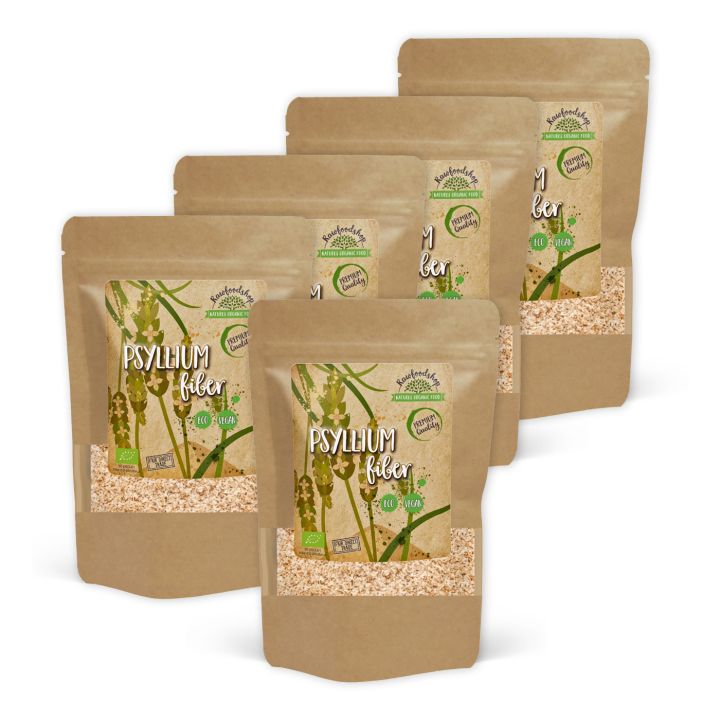 Psyllium Frøskaller ØKO 250g x 5 pakker i gruppen Råvarer & Drikke / Bagning / Flere bageingredienser hos Rawfoodshop Scandinavia AB (LBAK250056E-SET5)