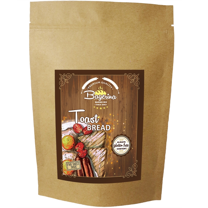 Bagerina Bagemix Toastbrød Lyst 221g i gruppen Råvarer & Drikke / Bagning / Bagemixer hos Rawfoodshop Scandinavia AB (LBAK300517E)