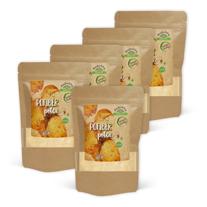 Pofiber Potex 300g x 5 pakker i gruppen Råvarer & Drikke / Bagning / Mel hos Rawfoodshop Scandinavia AB (LBAK500054E-SET5)