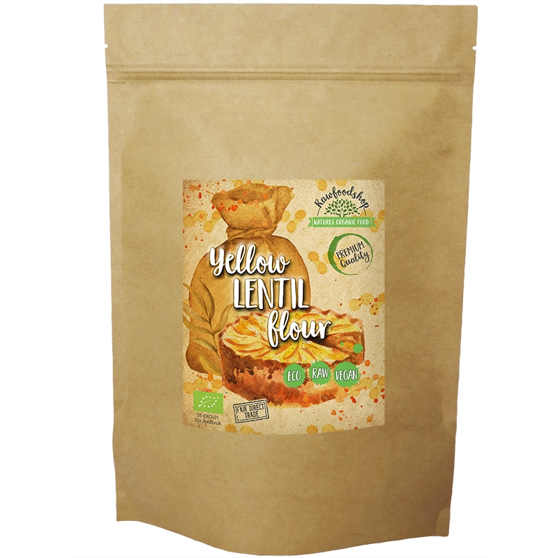 Linsemel Gult ØKO 500g i gruppen OUTLET 20-80% / Bagning 20-70% / Bagning 30% hos Rawfoodshop Scandinavia AB (LINSMJOLGULT01)