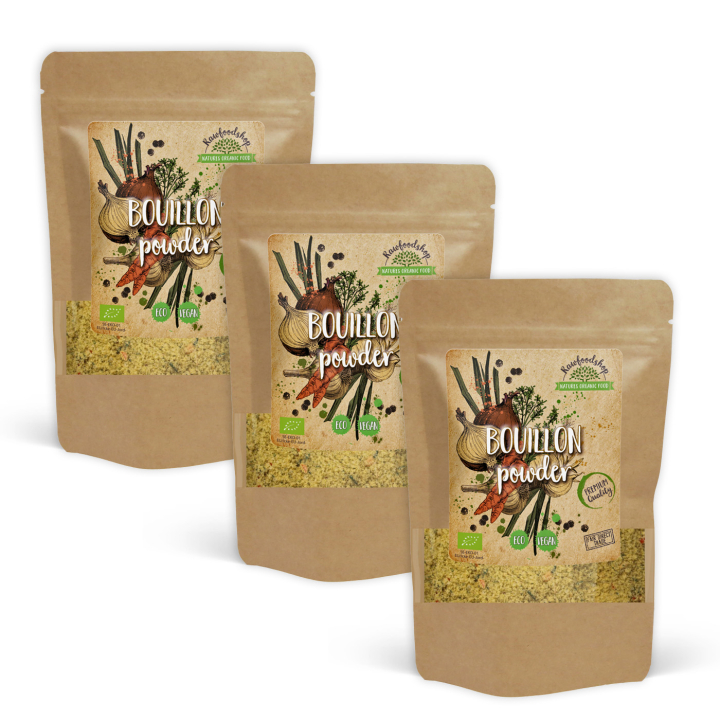 Bouillon Gærfri ØKO 220g x 3 pakker i gruppen Råvarer & Drikke / Spisekammer / Smagssætning hos Rawfoodshop Scandinavia AB (LKRY220011E-SET3)