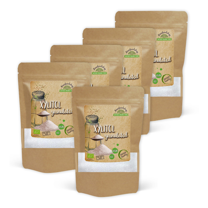 Xylitol ØKO 500g x 5 pakker i gruppen Råvarer & Drikke / Bagning / Sødning hos Rawfoodshop Scandinavia AB (LOW0080506-SET5)
