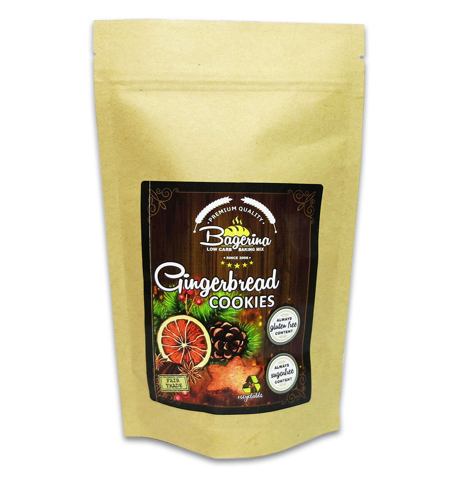 Bagerina Bagemix Peberkager ØKO 188g i gruppen Råvarer & Drikke / Bagning / Bagemixer hos Rawfoodshop Scandinavia AB (LPUL2001021E)