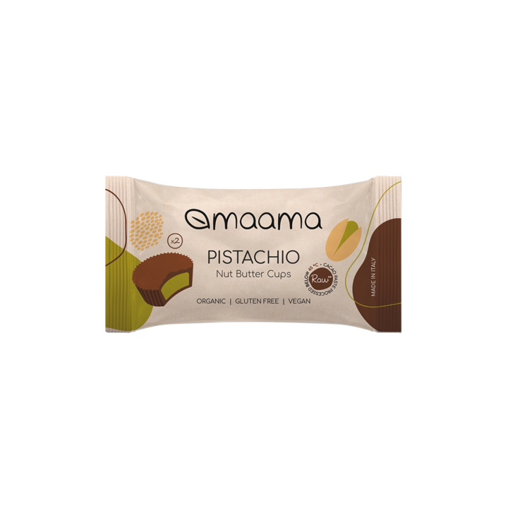 Butter cups Pistaciecreme RAW ØKO 24g i gruppen Råvarer & Drikke / Slik & Chokolade / Chokolade og Bars hos Rawfoodshop Scandinavia AB (MAAMA01)