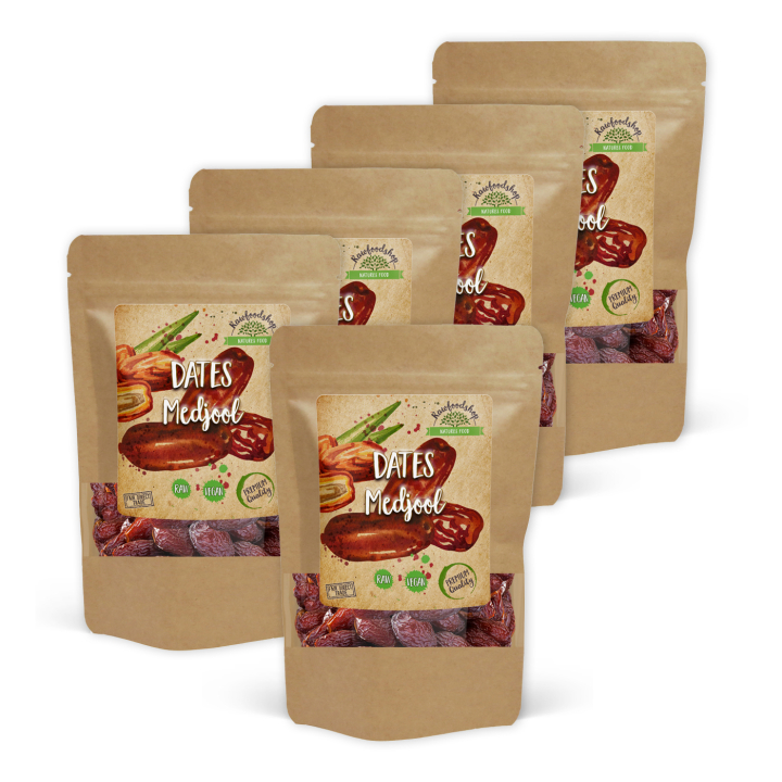 Medjool Dadler 1kg x 5 pakker i gruppen Råvarer & Drikke / Frugt & Frugtpulver / Dadler hos Rawfoodshop Scandinavia AB (MEDJOOLVILD1-SET5)