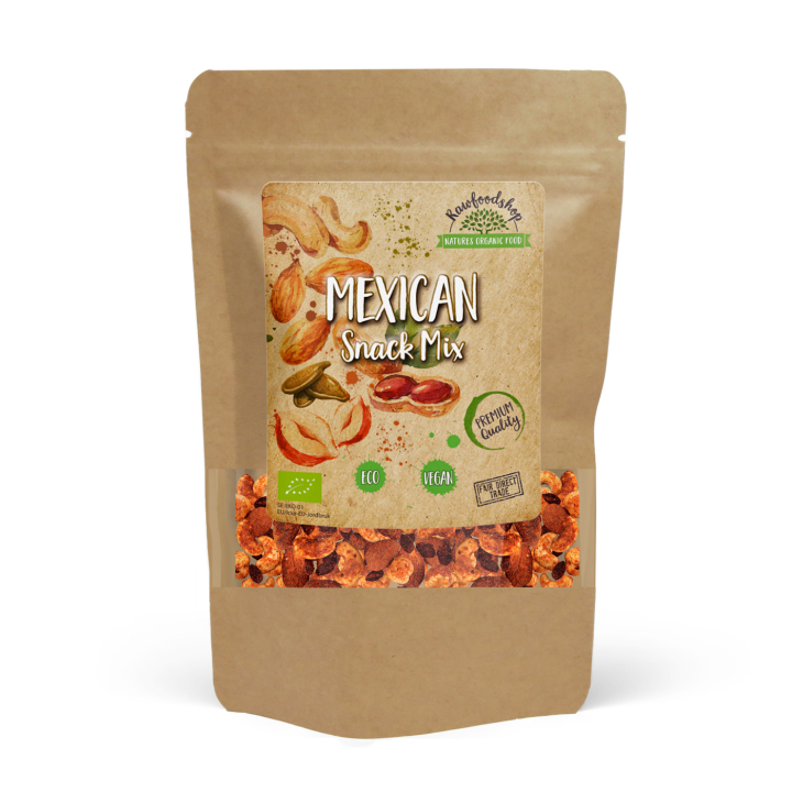 Mexican Snackmix ØKO 200g i gruppen Råvarer & Drikke / Nødder / Nøddemix hos Rawfoodshop Scandinavia AB (MELMEX5-200)