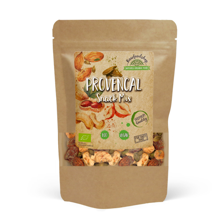 Provencal Snackmix ØKO 200g i gruppen Råvarer & Drikke / Nødder / Nøddemix hos Rawfoodshop Scandinavia AB (MELPROV5-200)