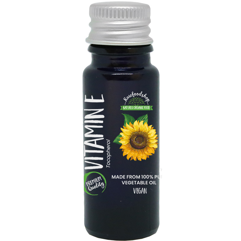 E-vitamin 10ml i gruppen Kropspleje / DIY Råvarer / Naturlige tilsætningsstoffer hos Rawfoodshop Scandinavia AB (MI0117-10)